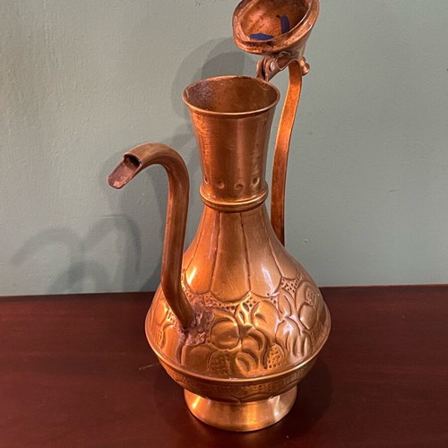 Turkish copper teapot vintage like new