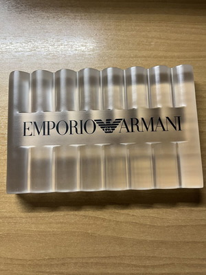 Acrylic Glasses Stand Emporio Armani new