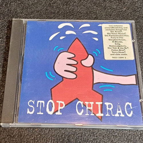 Stop Chirac CD used, 1995 compilation, rock and hip hop