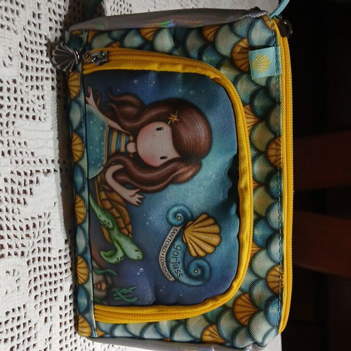 Santoro pencil case like new with two compartments