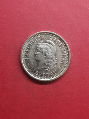 Argentine 1 Peso Coin 1959 used
