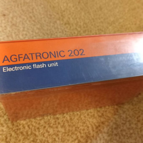 Flash for Agfatronic 202 camera used, 80's vintage