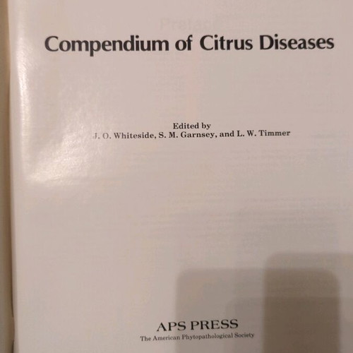 Compendium of Citrus Diseases new, citrus disease guide
