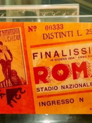 Mundial 1930, '34, '38 Official Replica Tickets New