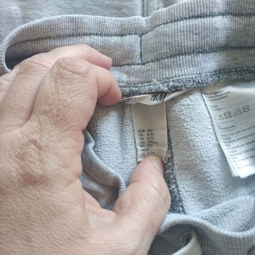 Boys' shorts used, pack of 3, gray and blue, Zara and H&M
