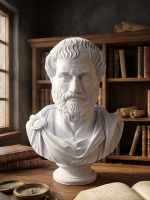 Προτομή Αριστοτέλη καινούργια 3D εκτυπωμένη, ύψος 23cm