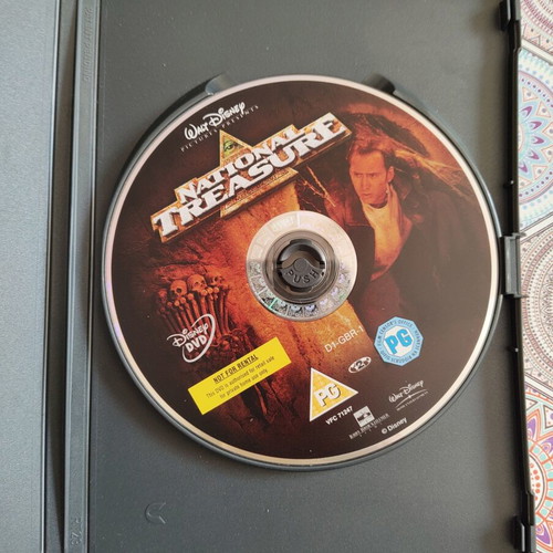 National Treasure DVD used, action genre, English and Dutch