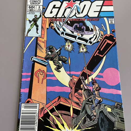 G.I.Joe: A Real American Hero comics #6-9 Marvel newsstand