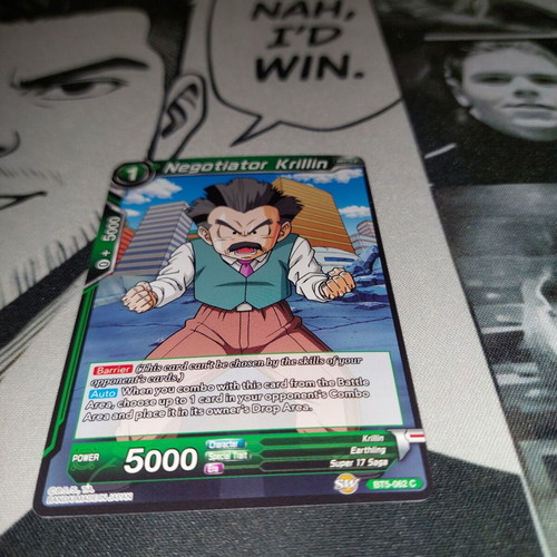 Negotiator Krillin card like new, Dragon Ball GT