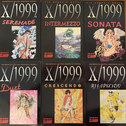 X 1999 Manga Volumes 3-8 new, first English edition