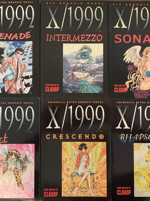 X 1999 Manga Volumes 3-8 new, first English edition