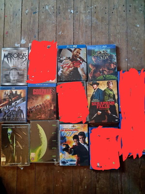DVD and Blu-ray movie collection like new with subtitles