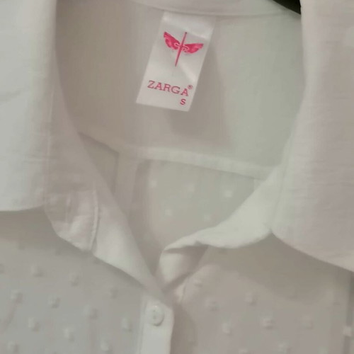 White transparent shirt like new, size S