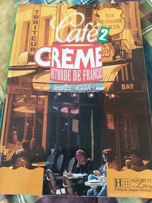 Café Crème 2 – Méthode de Français Student’s Book used, level A2–B1