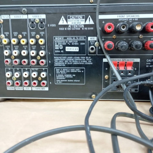 Sony vintage sound system with Audio Spectrum TLS-40 speakers, 4 units
