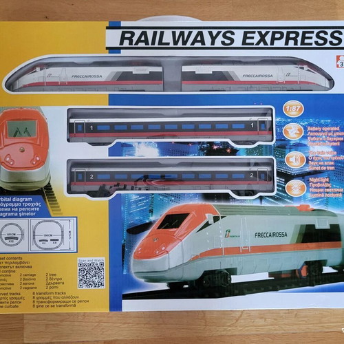 Railways Express electric train new, scale 1:87, sound and light