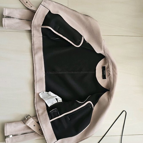 Zara short jacket new, beige-pink, medium