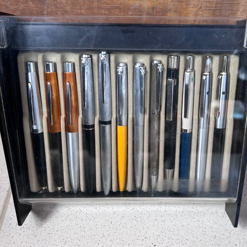 Universal aluminum pens and pencils like new, set of 12 pieces