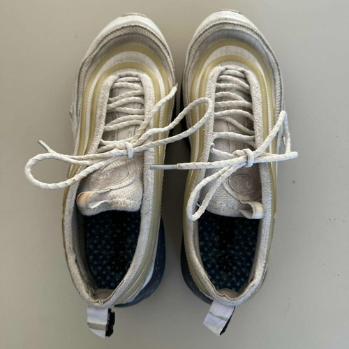 Nike Air Max 97 μεταχειρισμένα sneakers μέγεθος 40, άσπρο και μπεζ