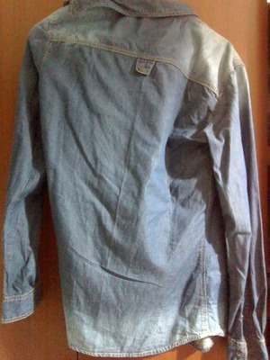 Jeans shirt blue size L used