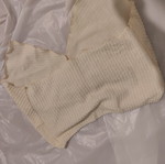Top beige strapless tie-front like new