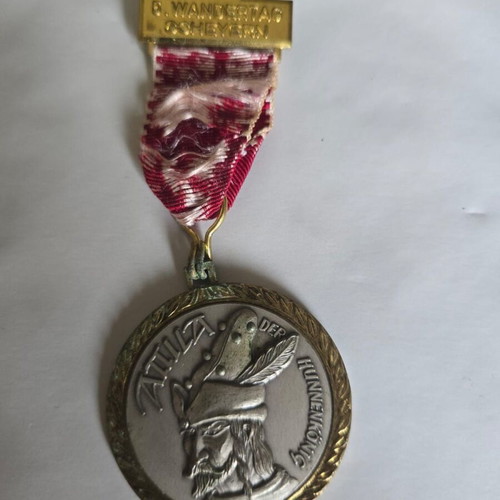 Vintage German Wandertag medal collection like new