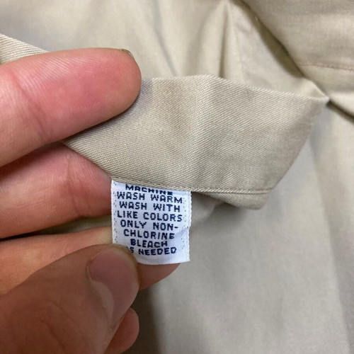 Ralph Lauren Oxford Long Shirt XXL, brown with dark blue pony