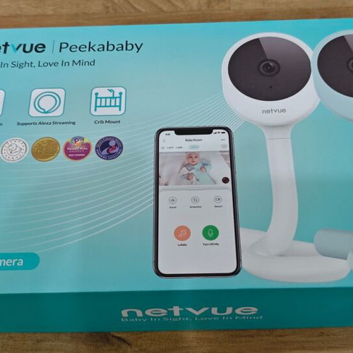 Netvue Baby Monitor 1080P with Night Vision and Two-Way Audio