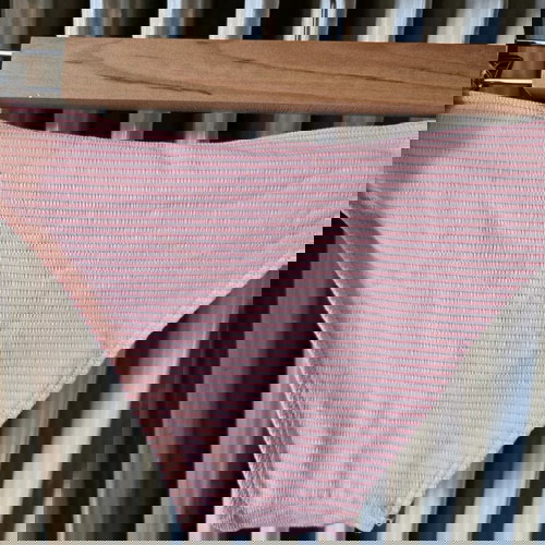 Магио долна част M меко розово с райета регулируемо