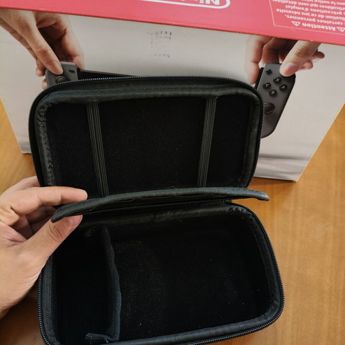 Nintendo Switch used with gray joy-con, model HAC-001, complete set