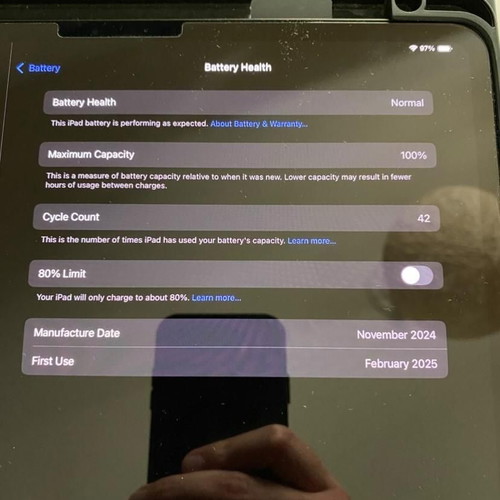 Apple iPad Pro 11" M4 256GB Wi-Fi Space Black like new