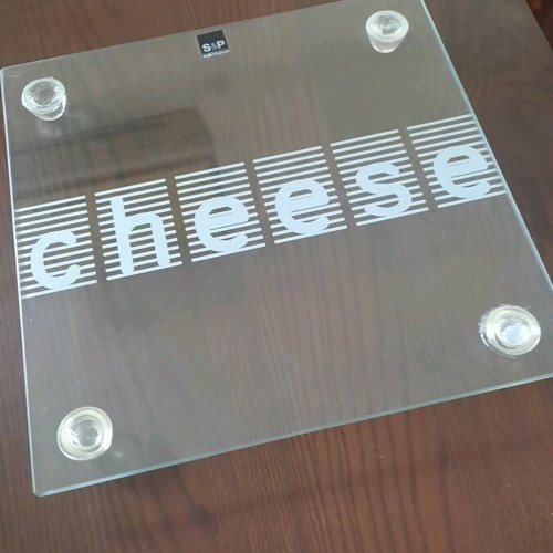 S&P cheese plate like new