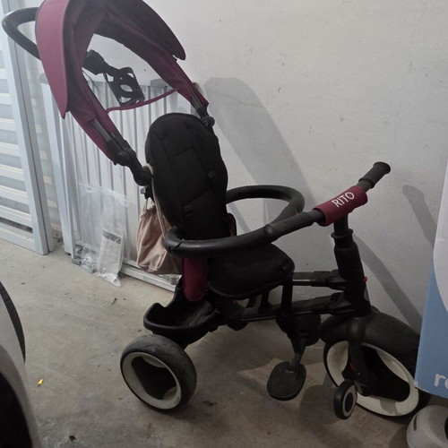 Baby items like new, including crib, changing table, tricycle, and more