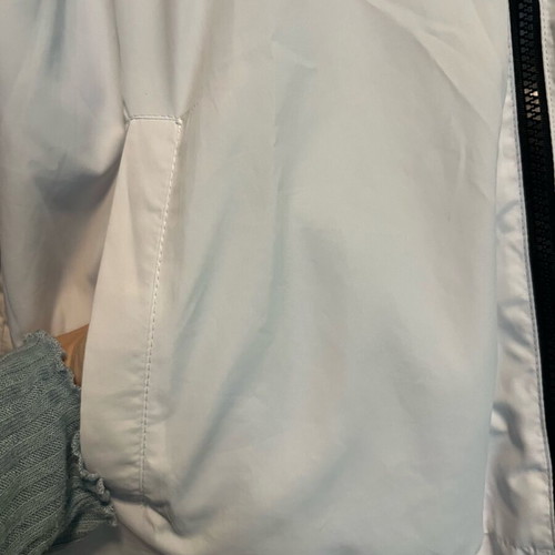 Topshop windbreaker like new, white and purple