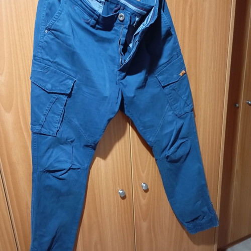 Punk Royal Cargo Pants XL Blue, New