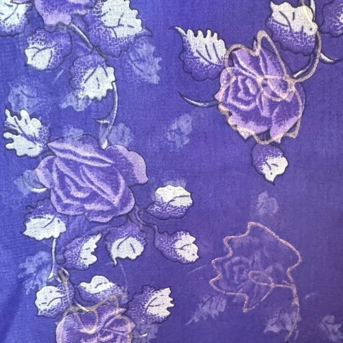 Semi-transparent scarf like new, blue 114x180