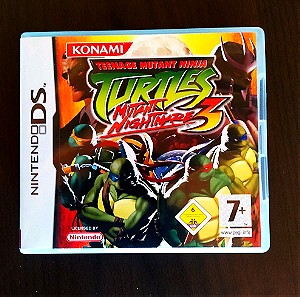 Teenage mutant Ninja Turtles 3 Mutant Nightmare. Nintendo DS games