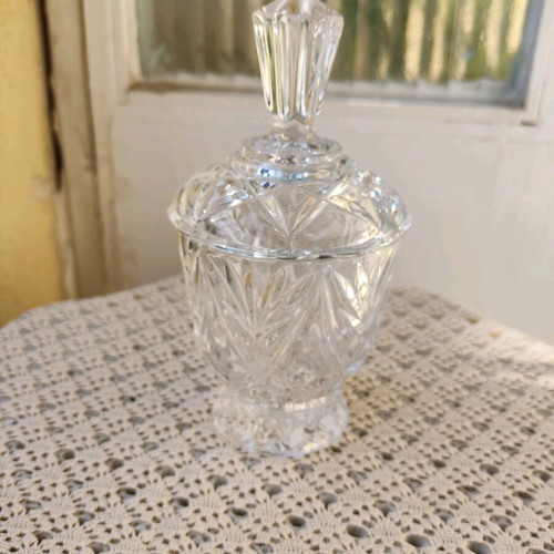 Glass vases like new, small, height 16cm and 10cm