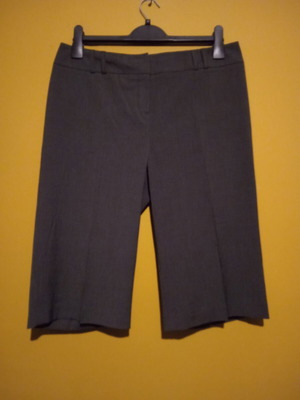 Laura Ashley high-waisted long shorts new, grey, UK 14