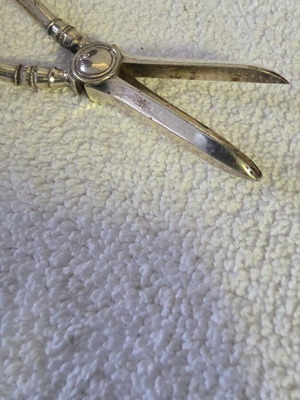Antique candle scissors