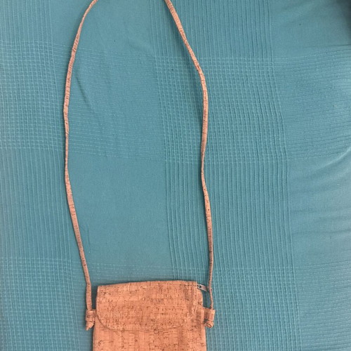 Bag made of cork used