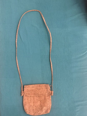 Bag made of cork used