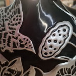 Large polygonal decorative vase