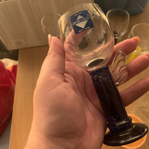 Vintage liqueur glasses set like new