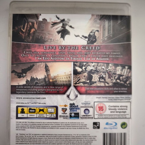 Assassin's Creed II PS3 game like new