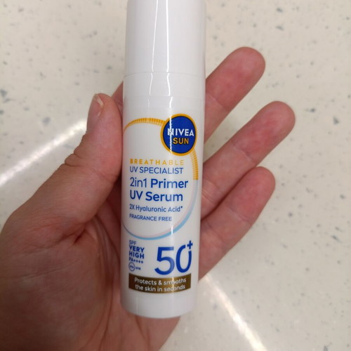 Nivea Sun UV Face 2in1 Primer Serum SPF 50+ new