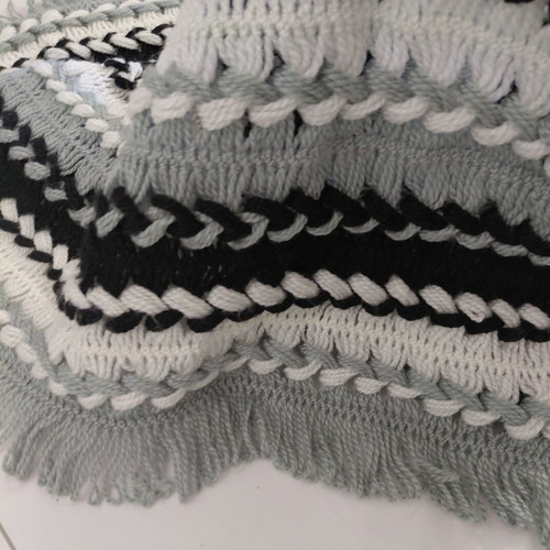 Single knitted blanket 1.05×2.05m like new