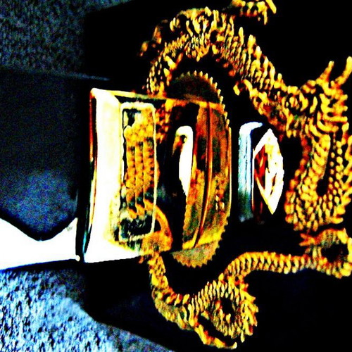 Japanese Ninja collectible, 24K gold plated, handcrafted, 98cm with 5 accessories