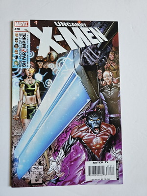 Uncanny X-Men #479 comic book used, Rise & Fall of the Shi'ar Empire part 5
