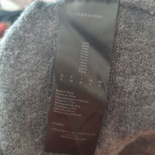 Long cardigan gray size M like new, warm and soft